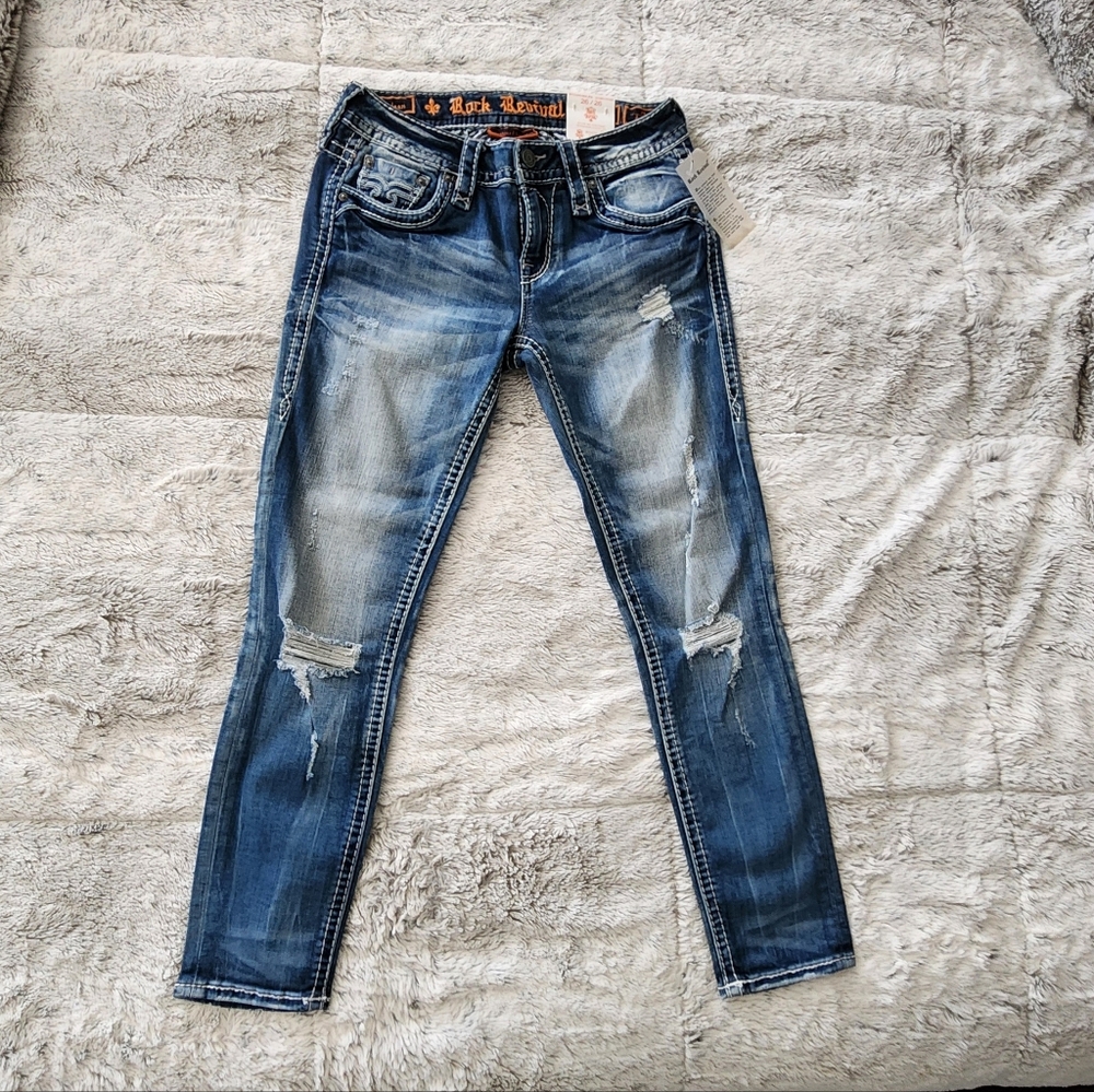 Rock Revival Juleen Ankle Skinny Stretch Jean